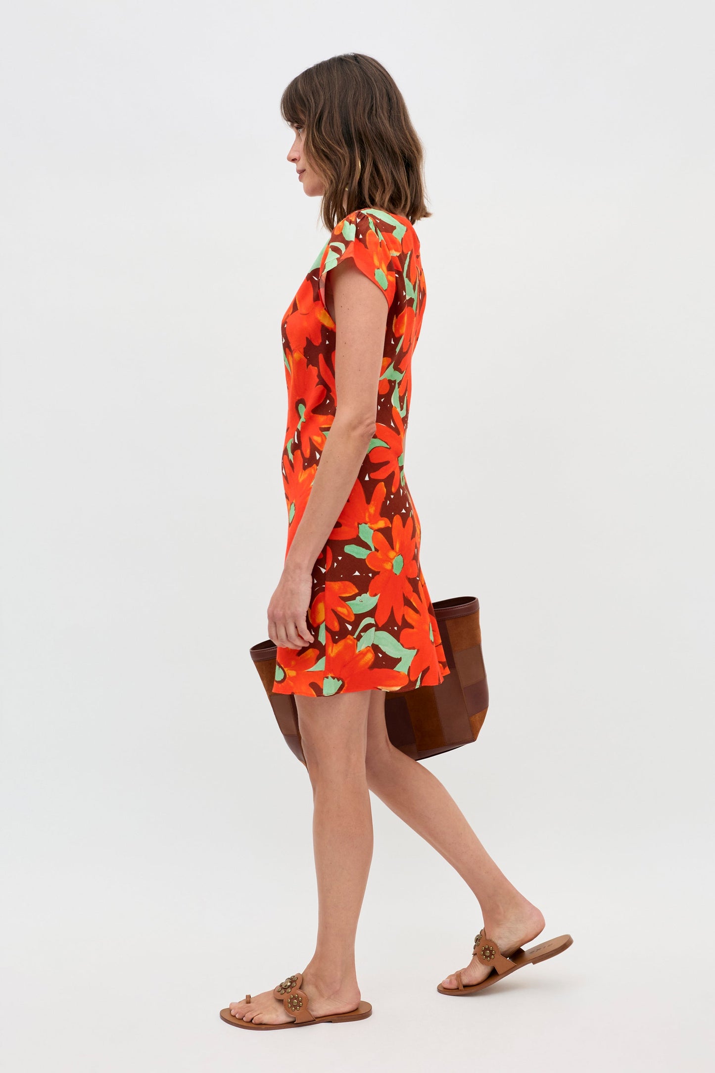Trixie - Danish Floral Orange