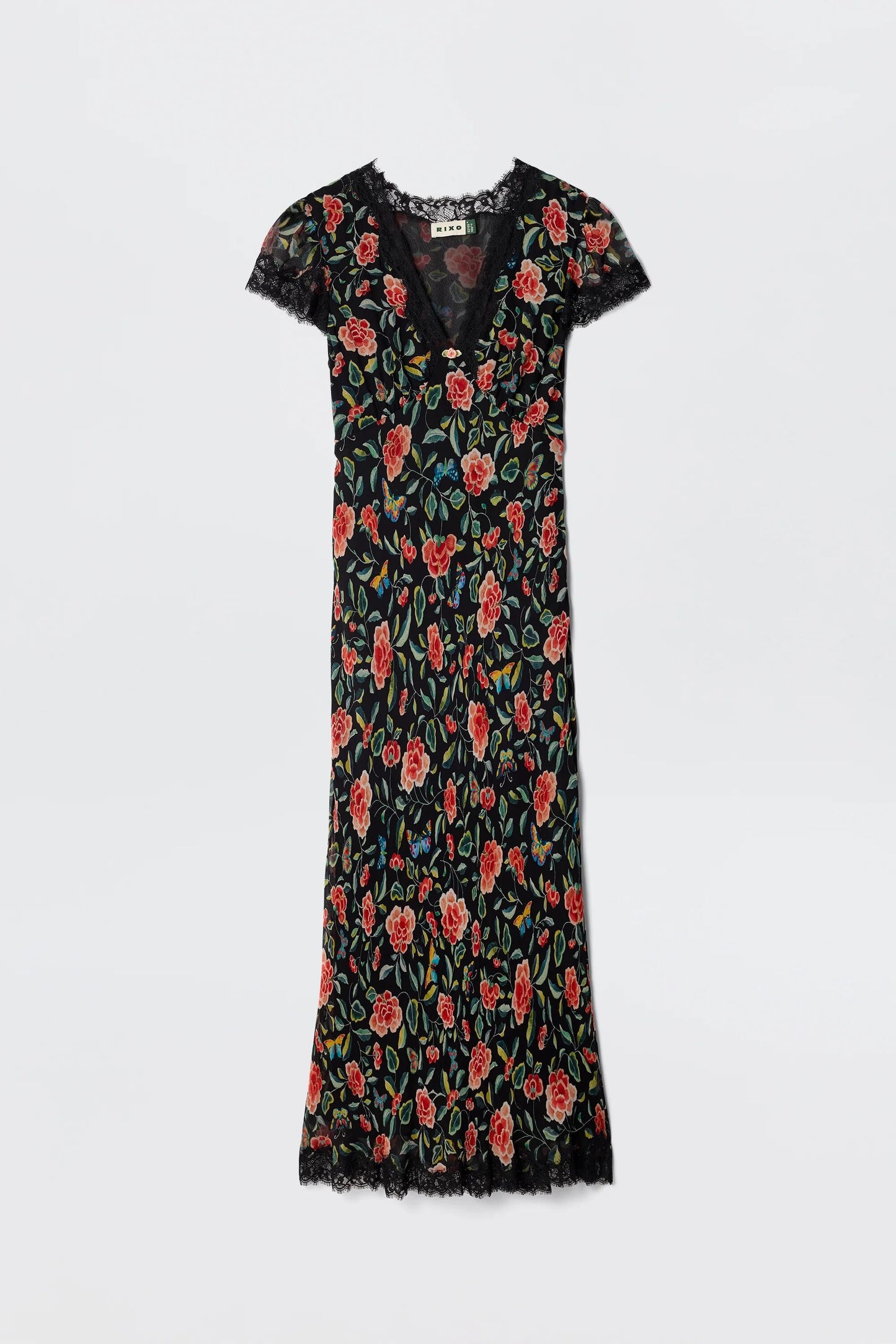 Clarice - Butterfly Floral Black