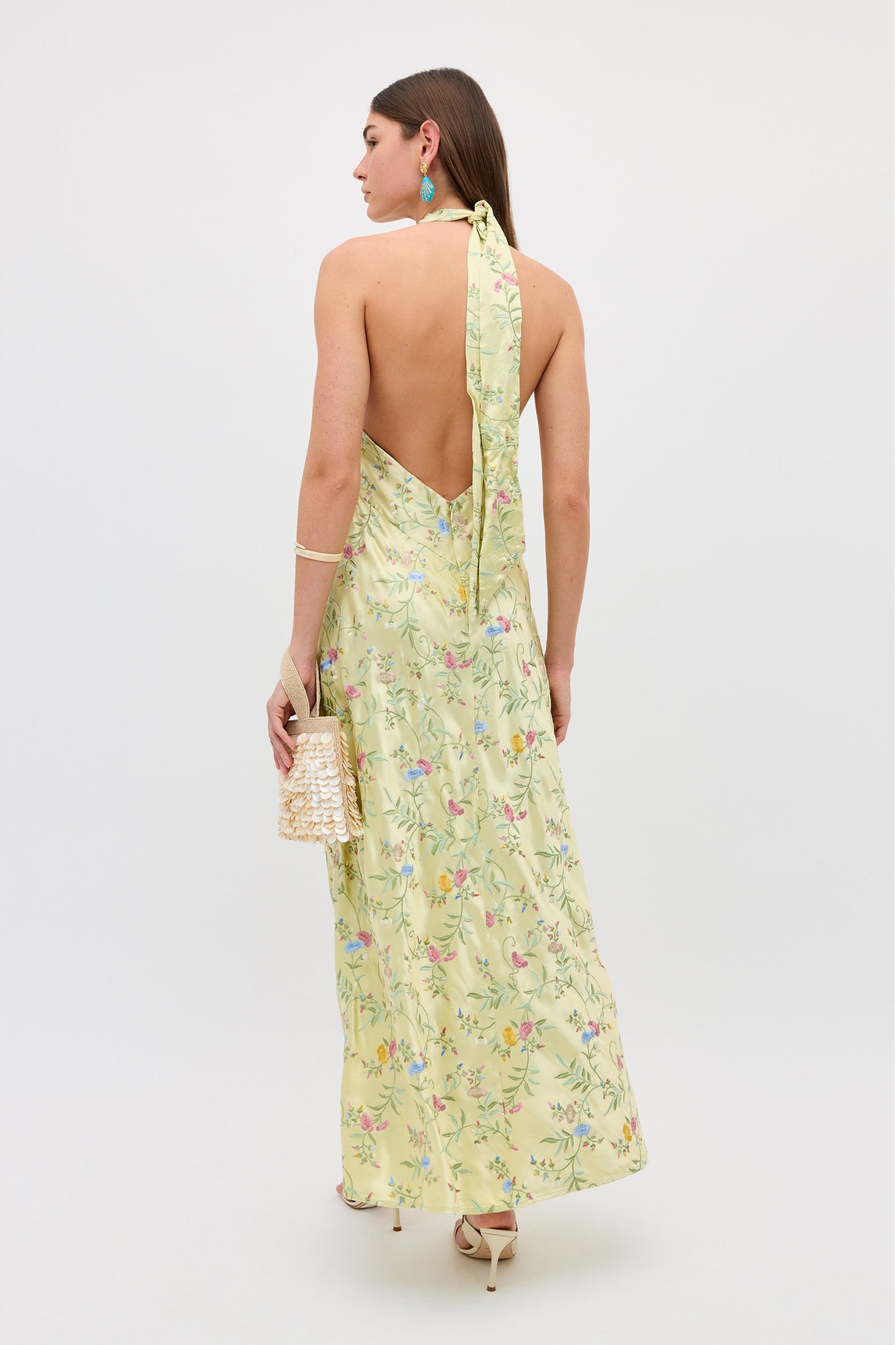 Dune - Botanical Embroidery Green