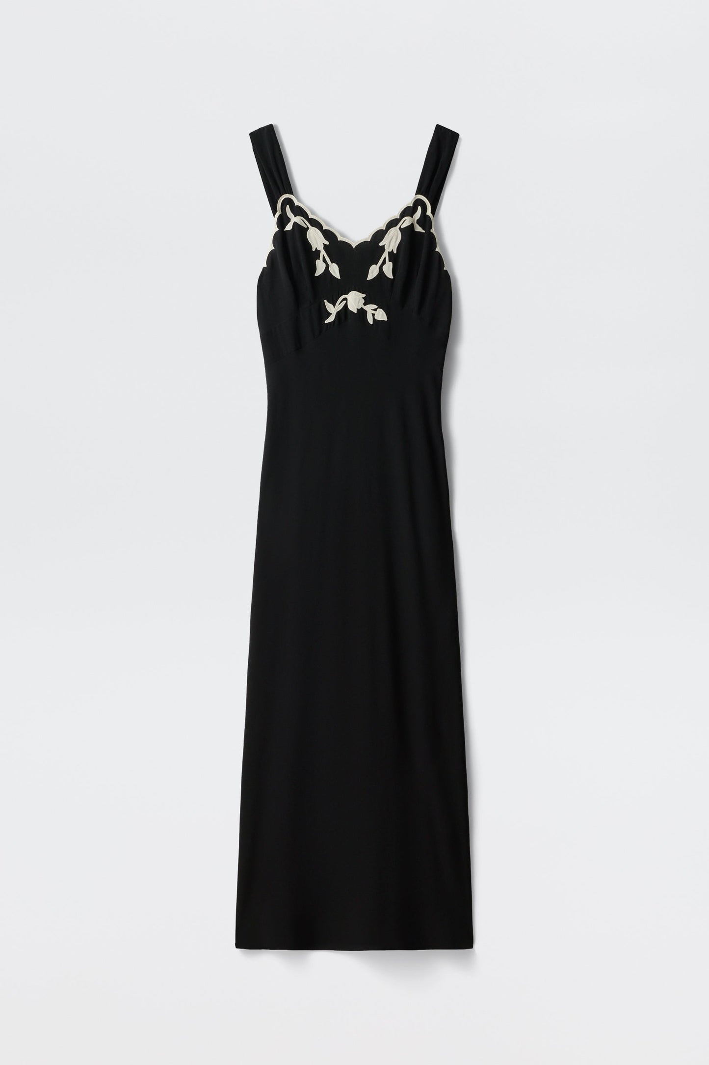 Julietta - Tulipa Appliqué Black
