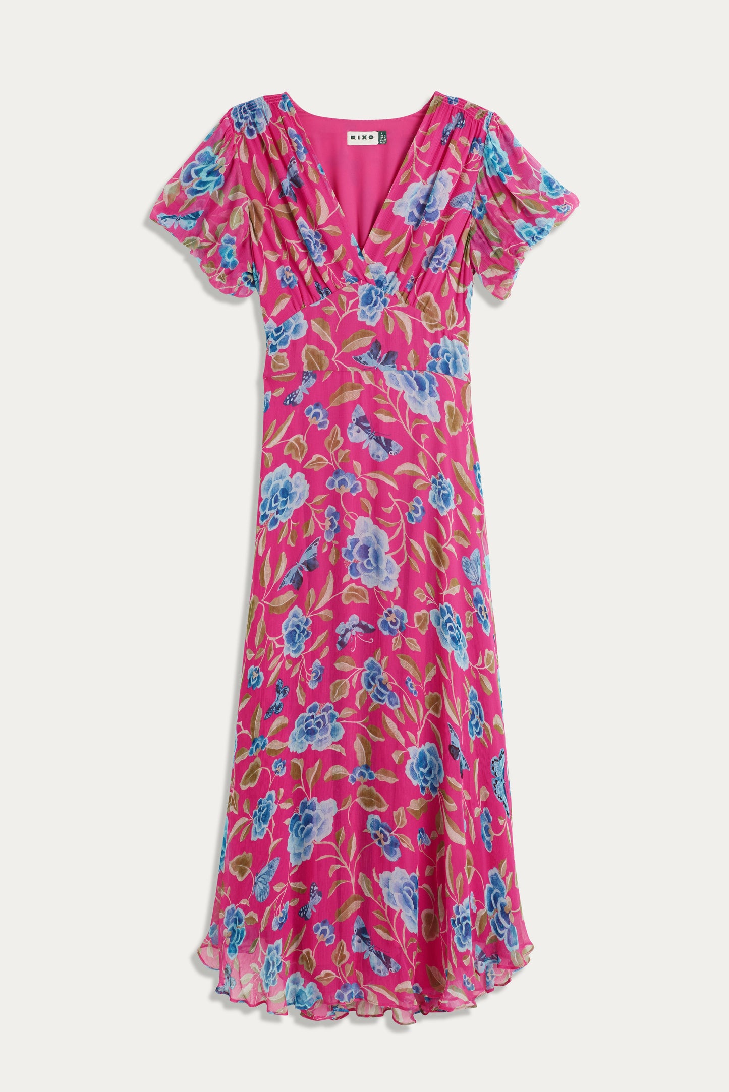 Corrine - Butterfly Floral Magenta