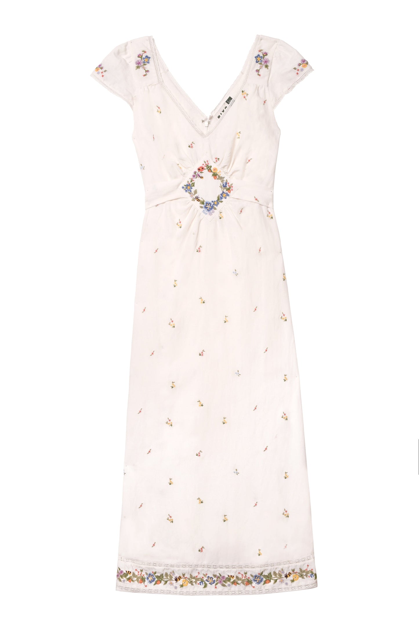 Carey - Meadow Embroidery Ivory