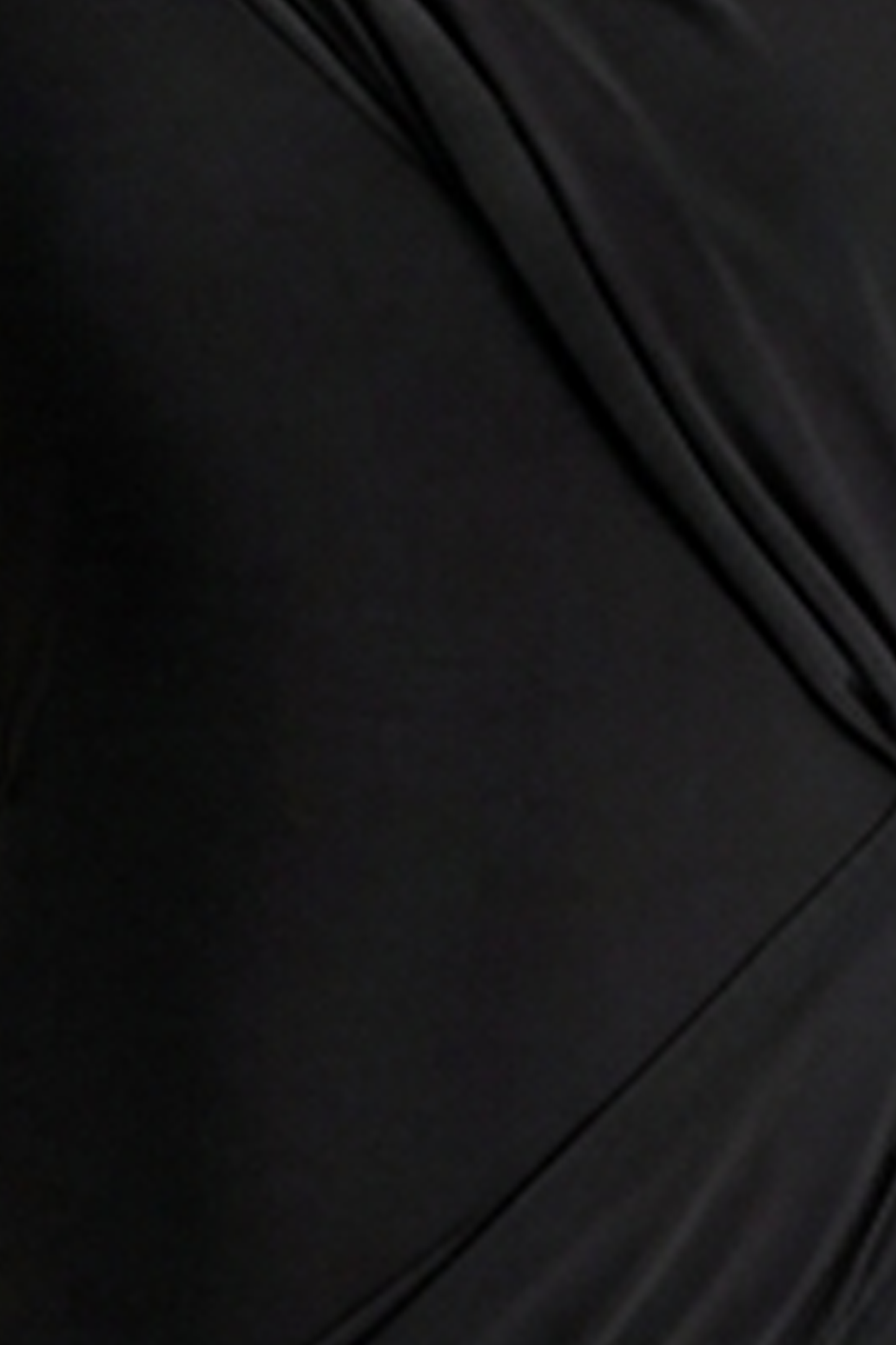 Aphra | Black High-Neck Maxi Dress With Cape-Sleeve