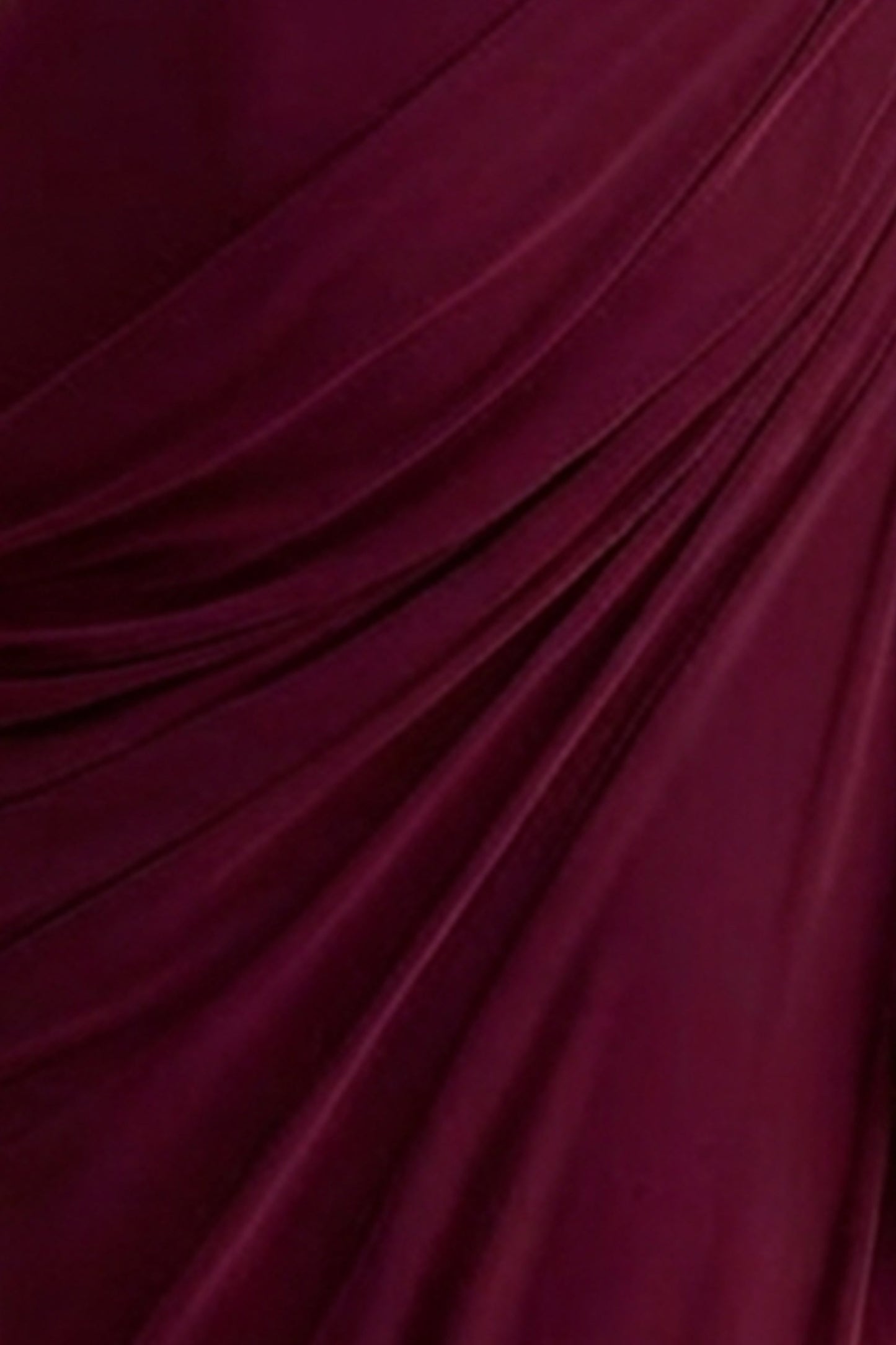Aphra | Burgundy High-Neck Maxi Dress With Cape-Sleeve