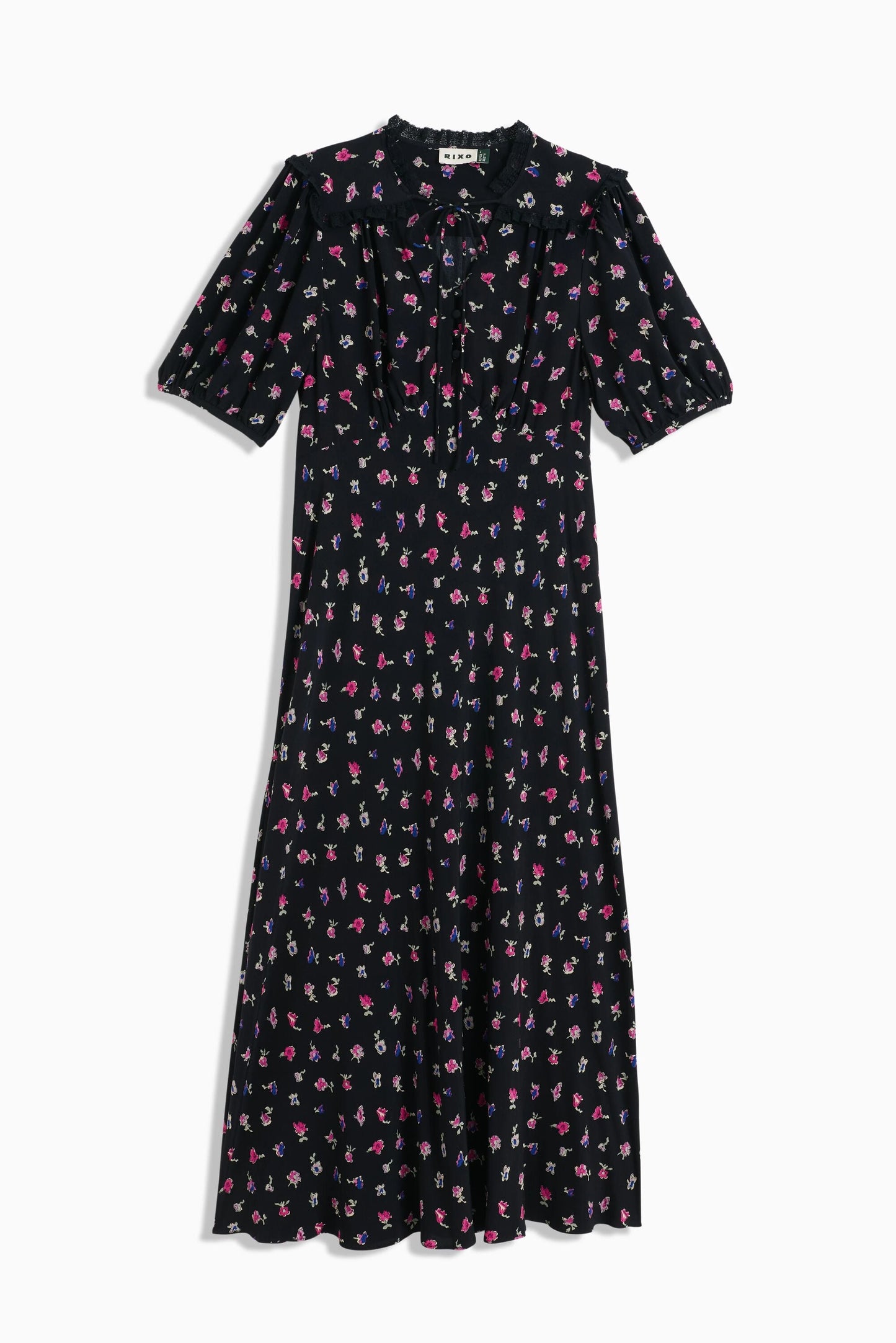 Gwen - French Ditsy Black