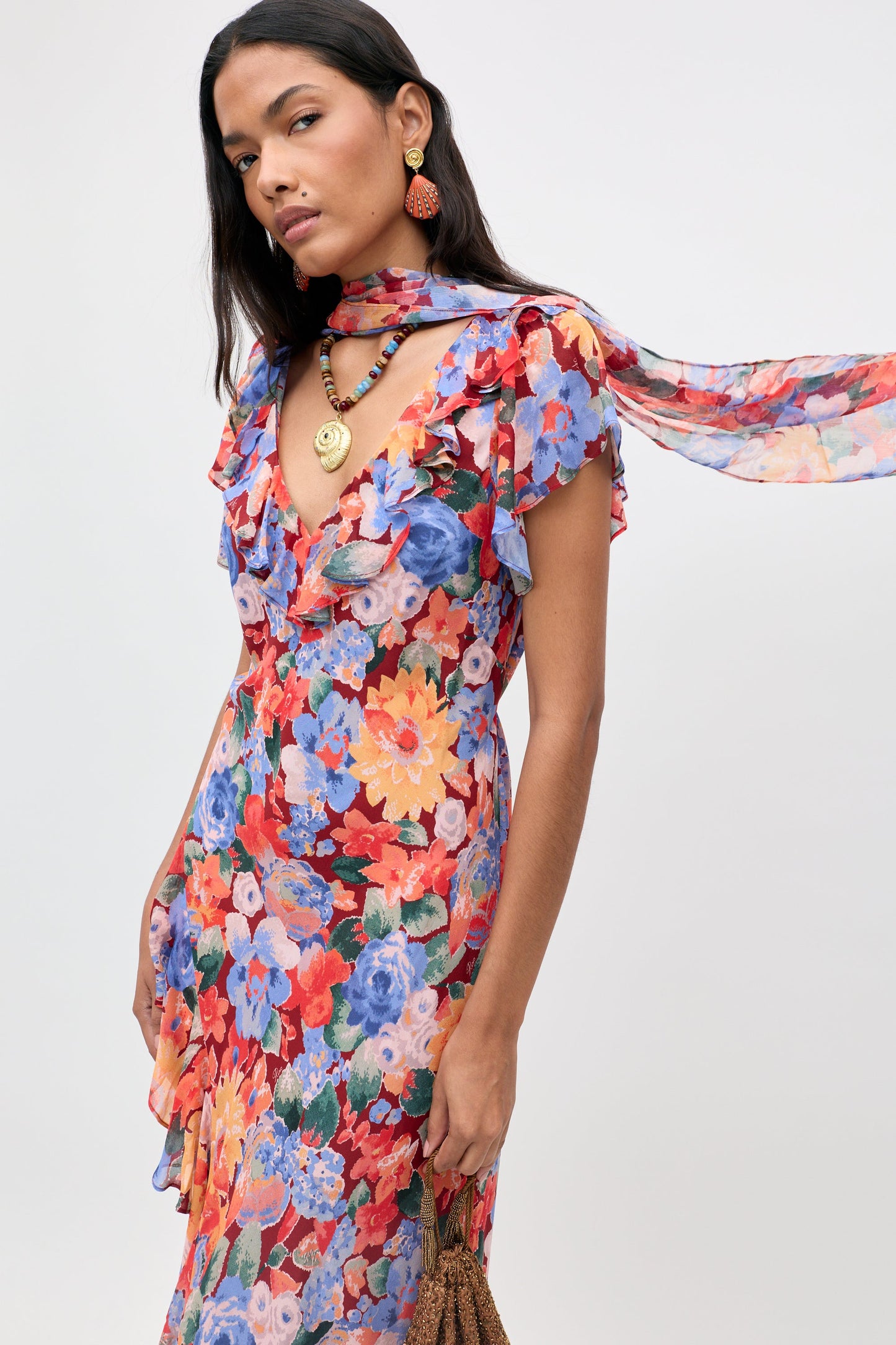Julien - Chelsea Floral Red