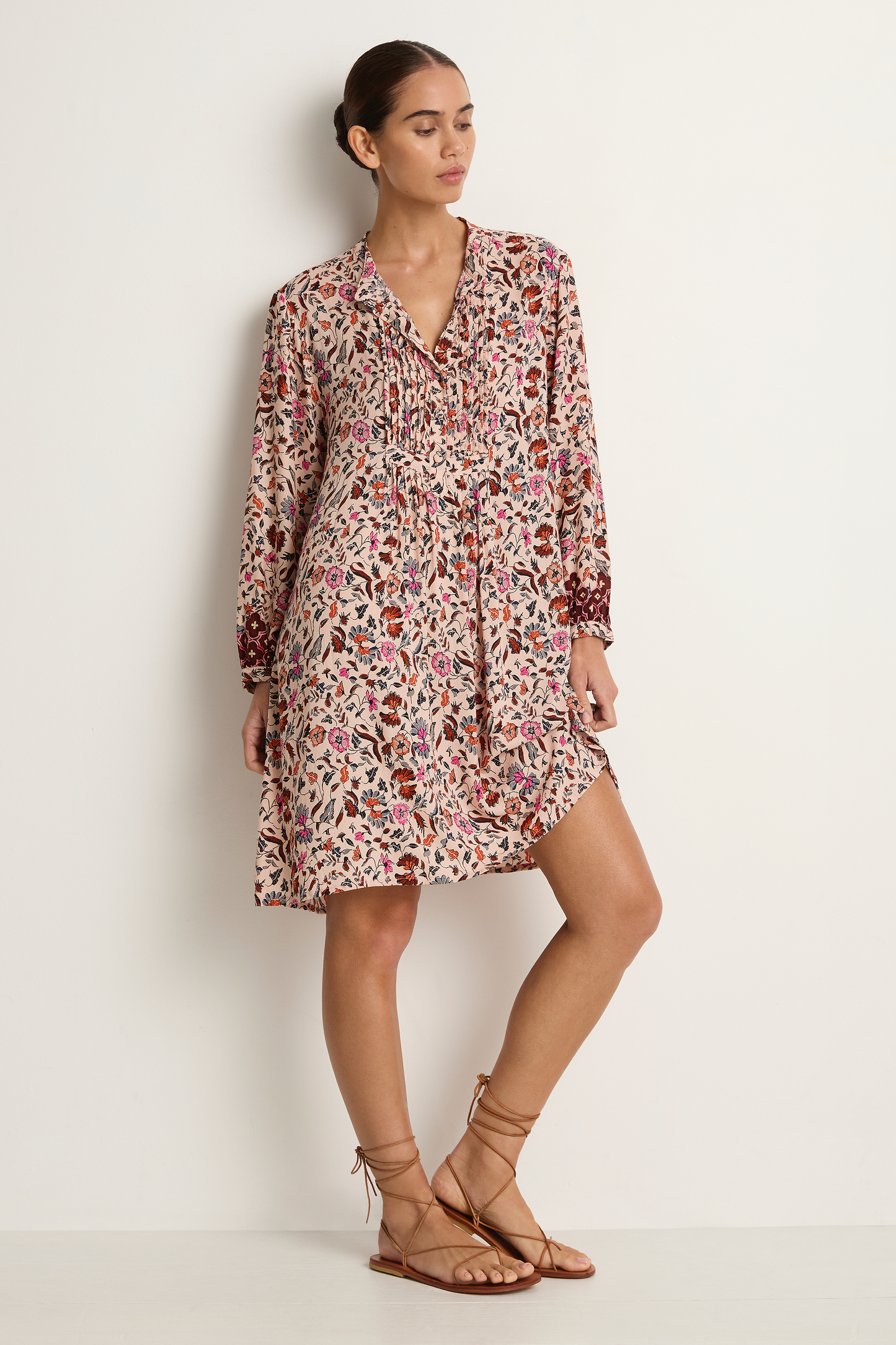 Natalie Martin Sammie Short Dress - Wildflower Spice