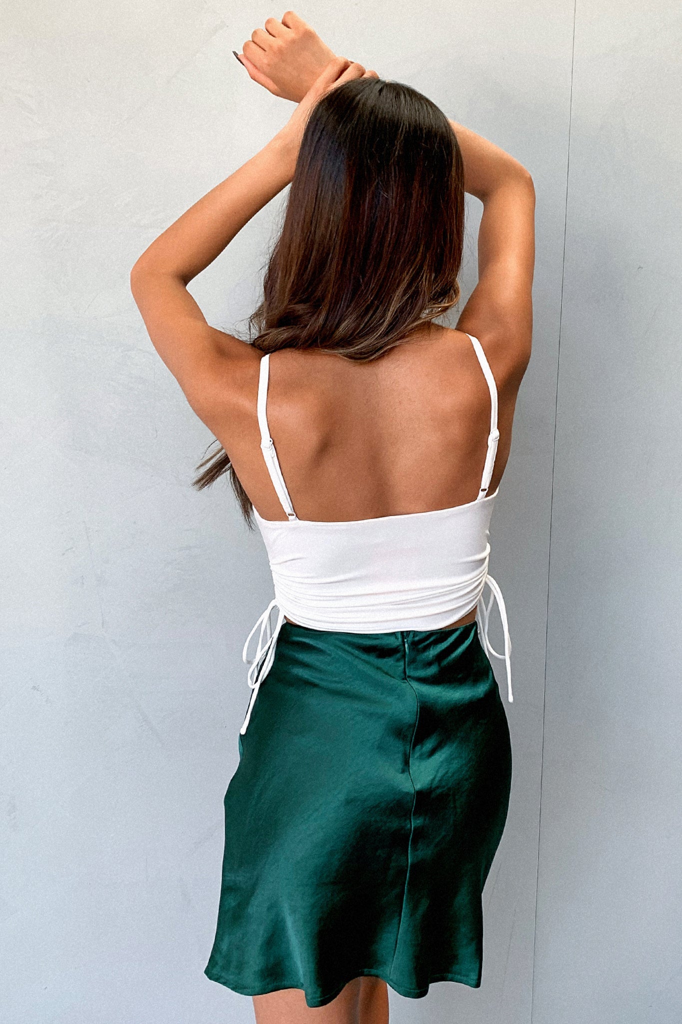 Hadley Crop - White