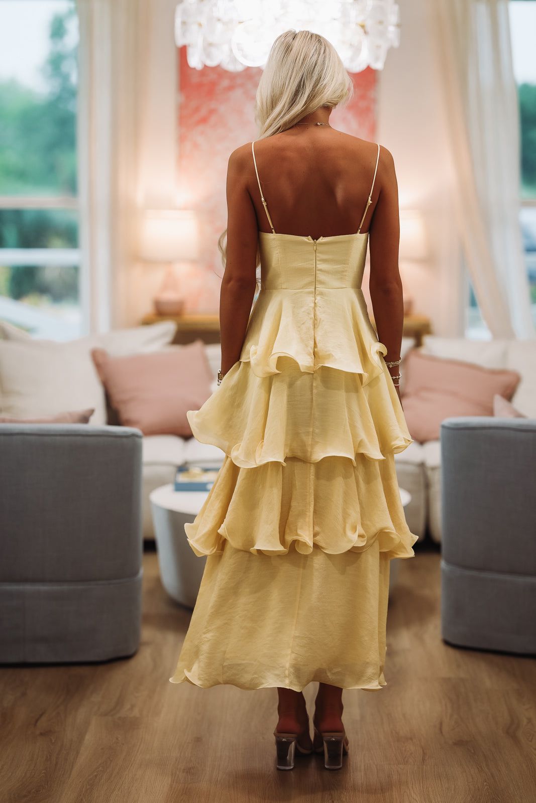 One More Dance Maxi Dress - Yellow