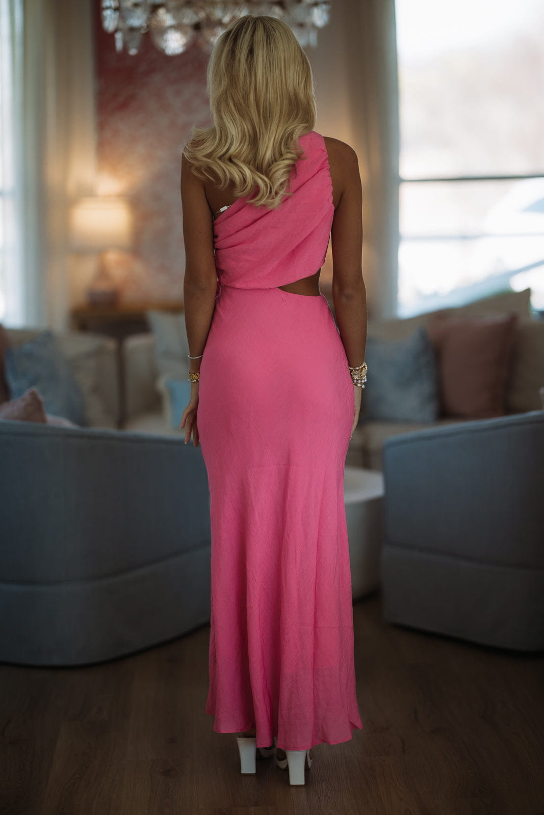 Love & Affection Maxi Dress - Hot Pink