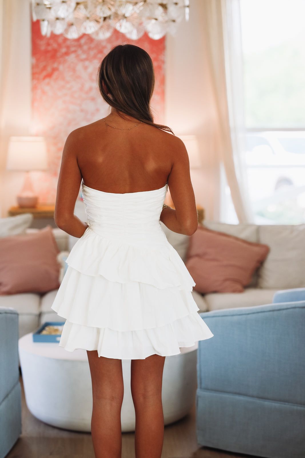 Angel Face Mini Dress - Off White