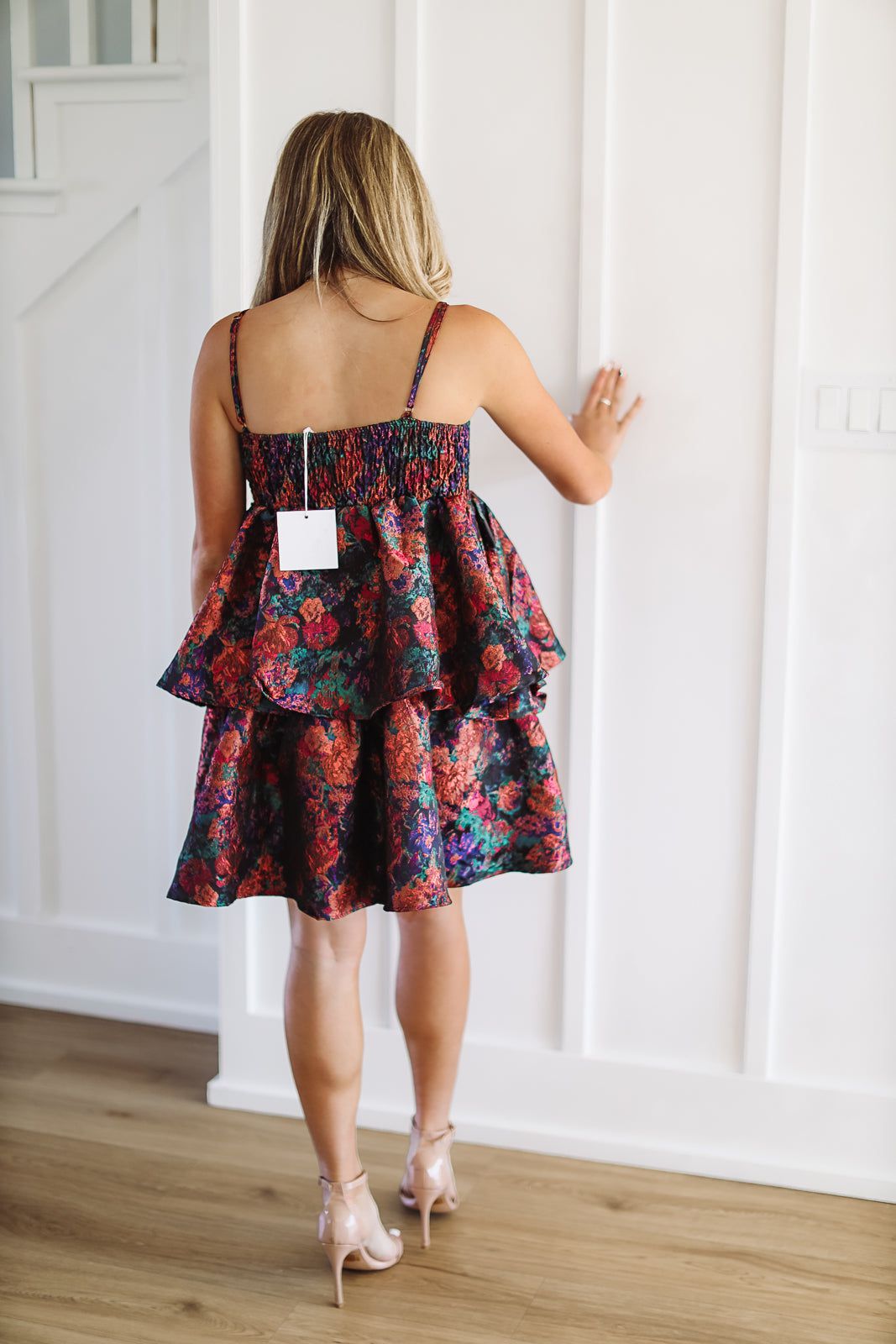 Got To Be In Love Mini Dress - Purple, Green and Blue