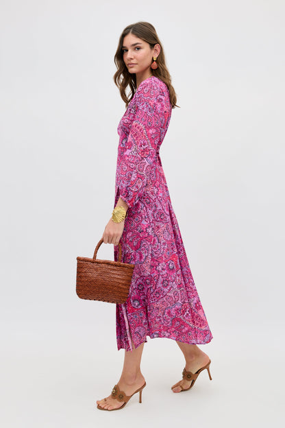 Camellia - Paisley Floral Red