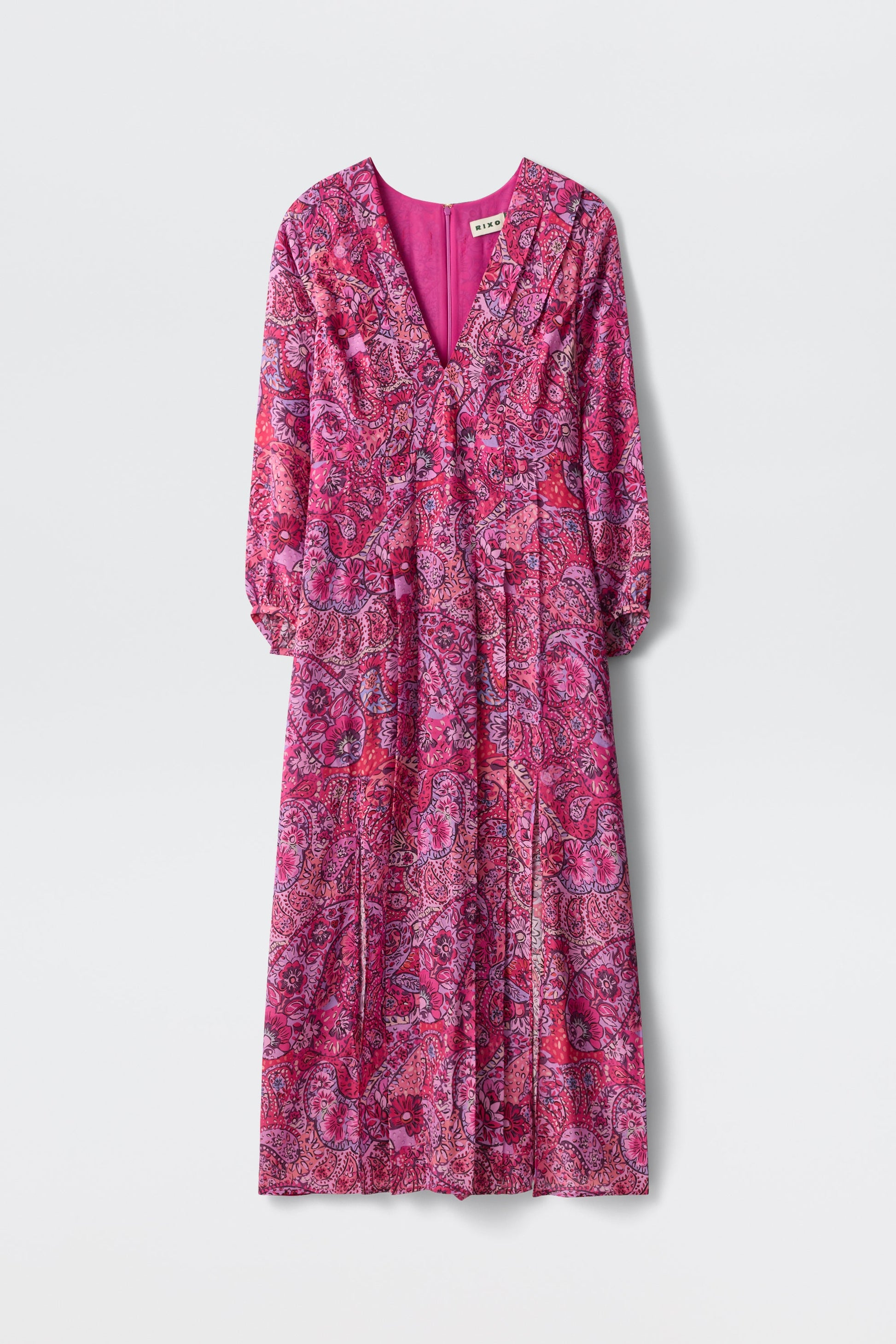 Camellia - Paisley Floral Red