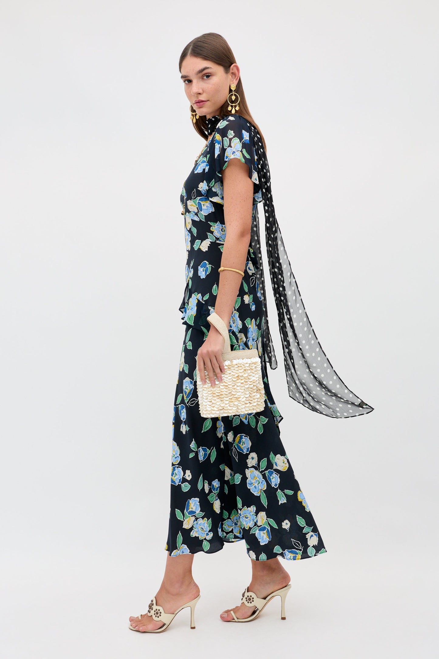 Evie -  Kimmie Floral Navy