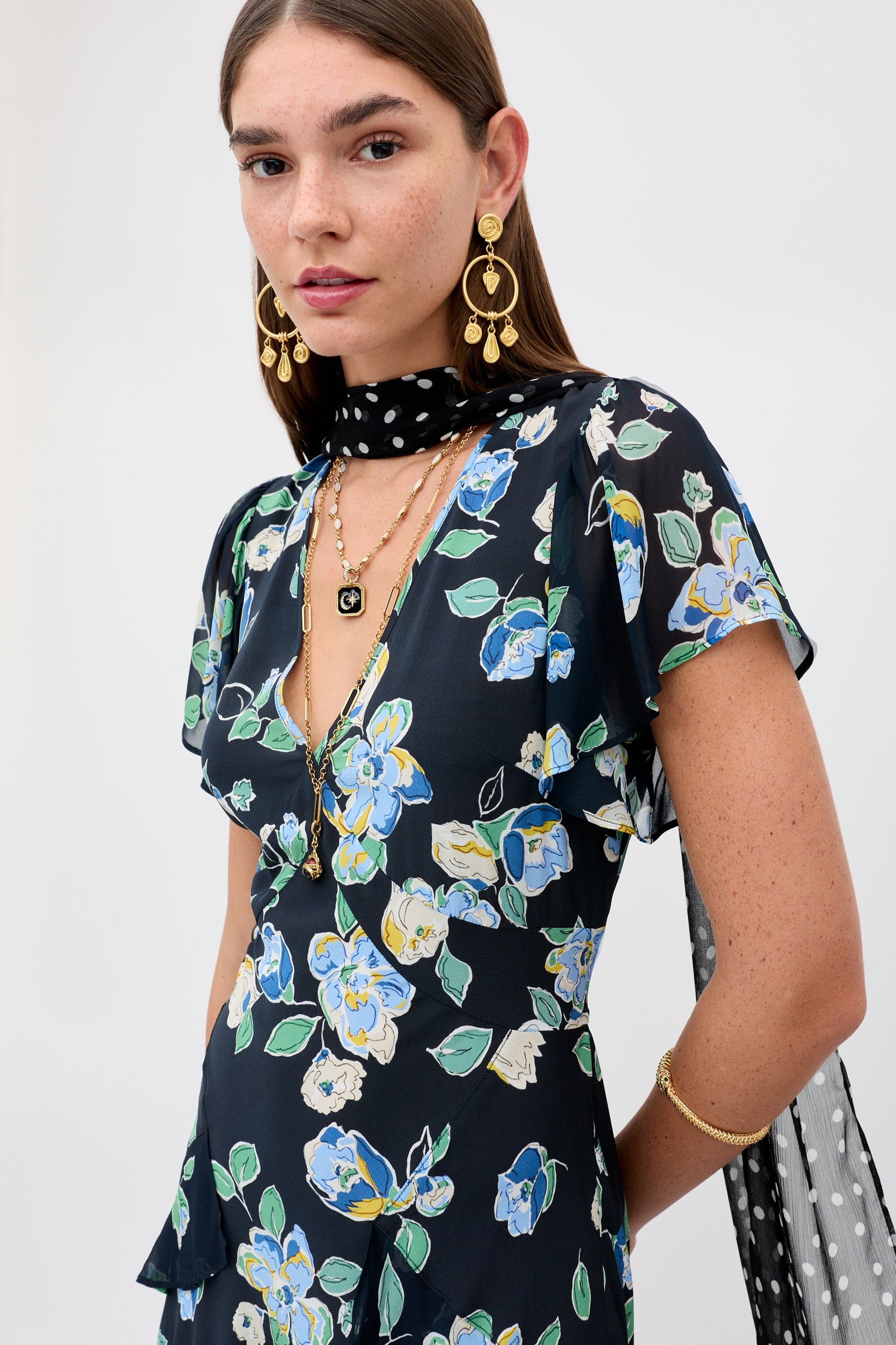 Evie -  Kimmie Floral Navy