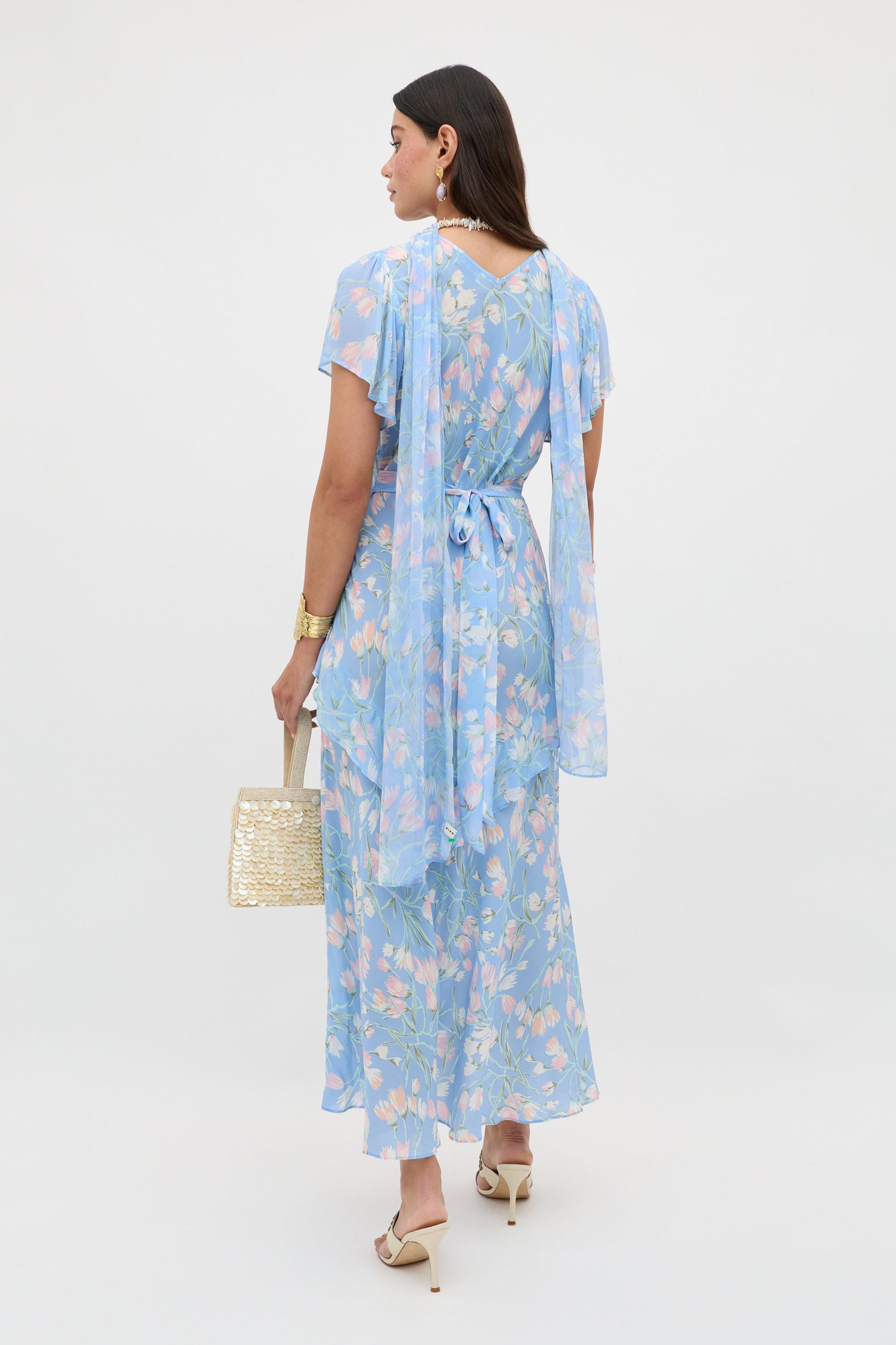 Evie -  Watercolour Floral Blue