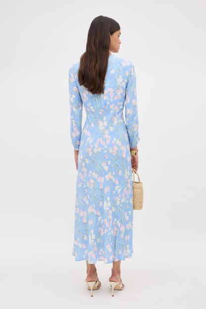 Katie -  Watercolour Floral Blue