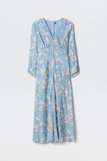 Katie -  Watercolour Floral Blue