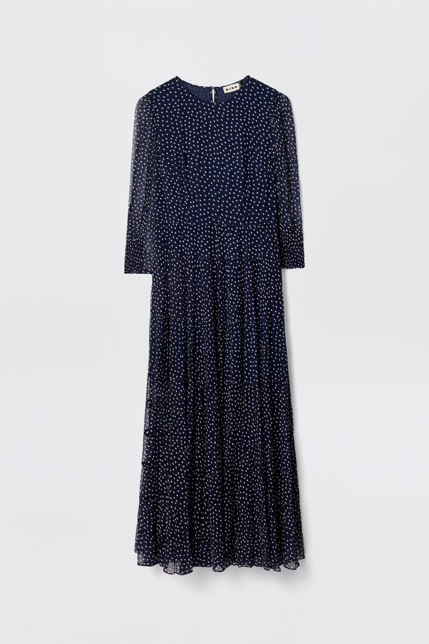 Kristen - Navy Polka Dot