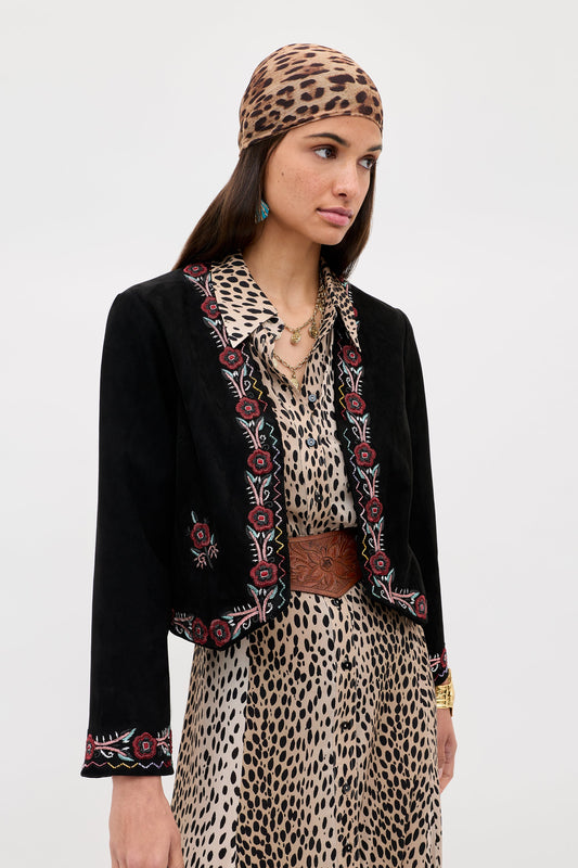 Oliwia - Roselle Embellishment Black