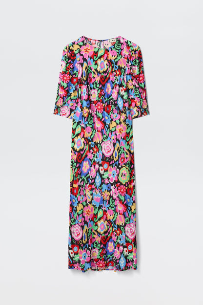 Jess - Ikat Bloom Charcoal