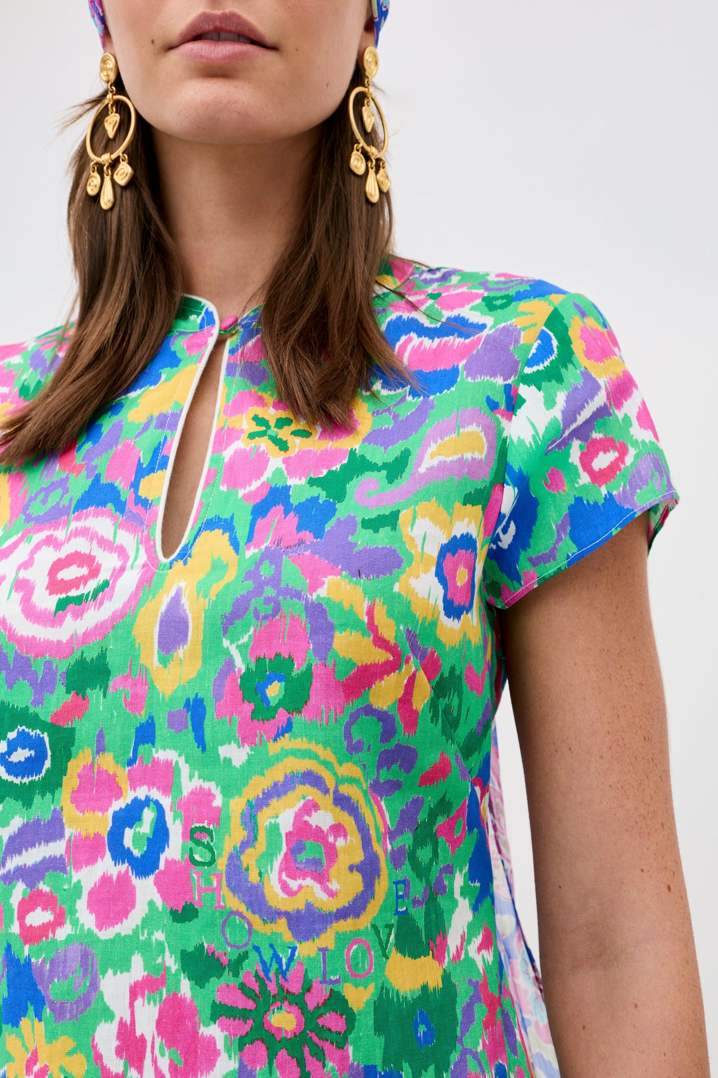 Lolita - Ikat Bloom Green