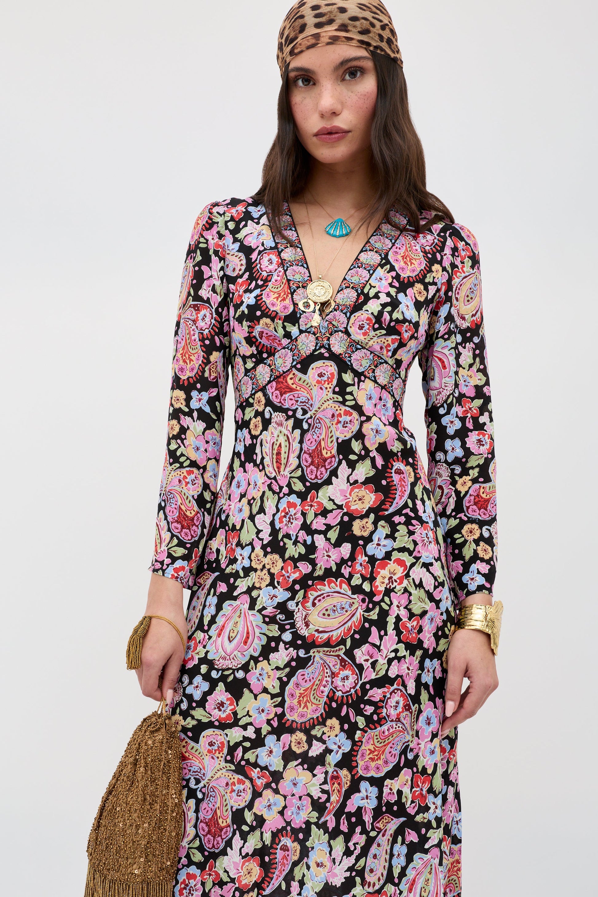 Tania - Cara Floral Black
