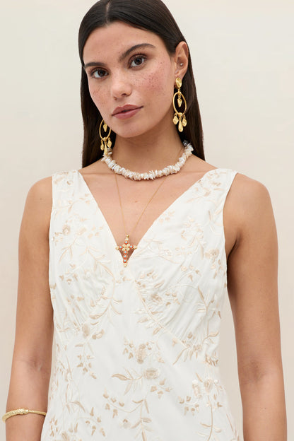 Fawn -  Botanical Embroidery Pearl
