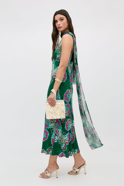 Sandrine - Butterfly Bloom Green