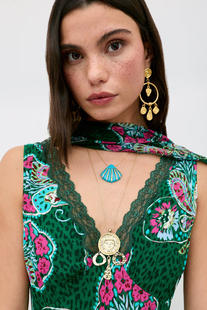 Sandrine - Butterfly Bloom Green