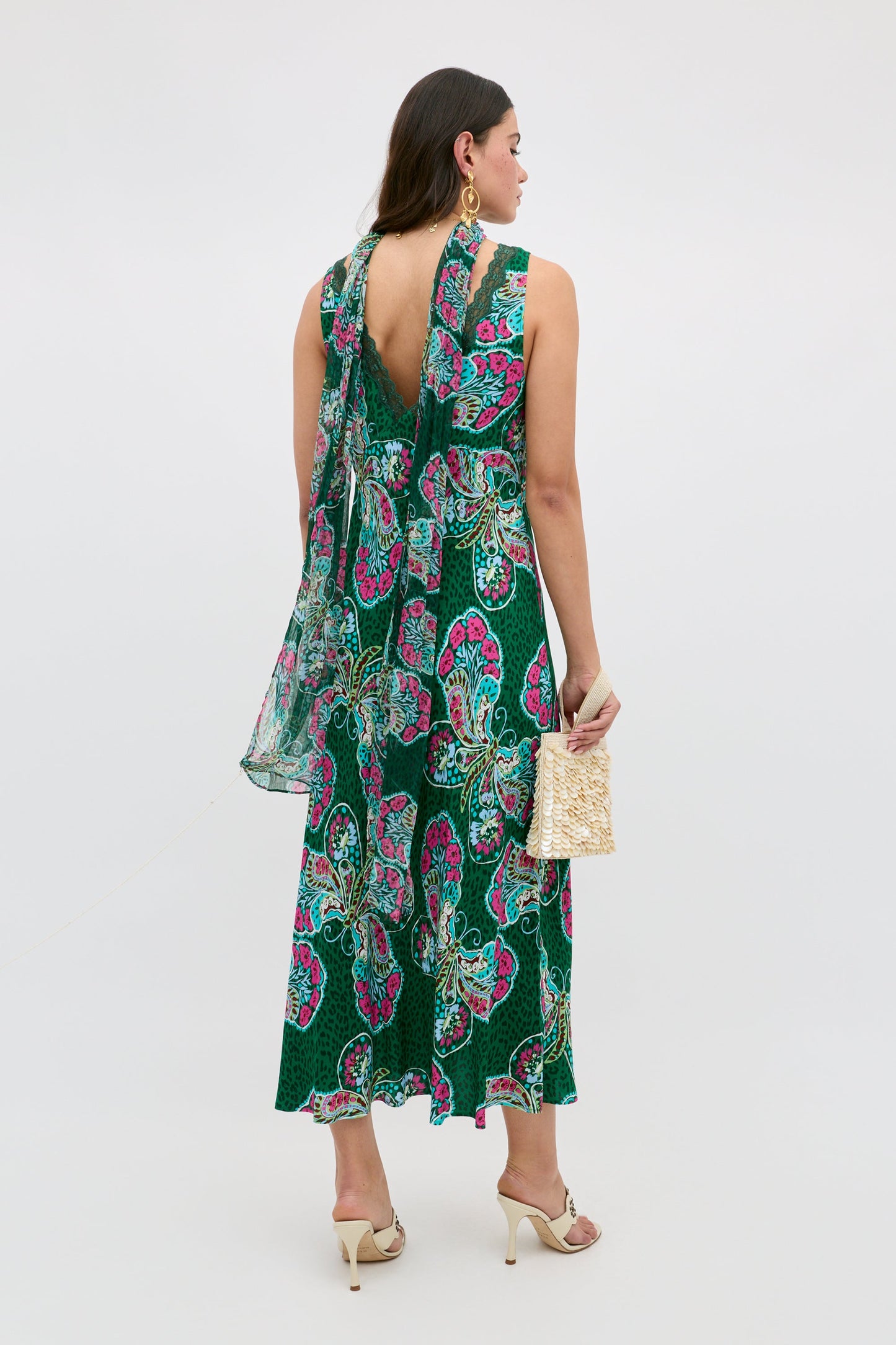 Sandrine - Butterfly Bloom Green