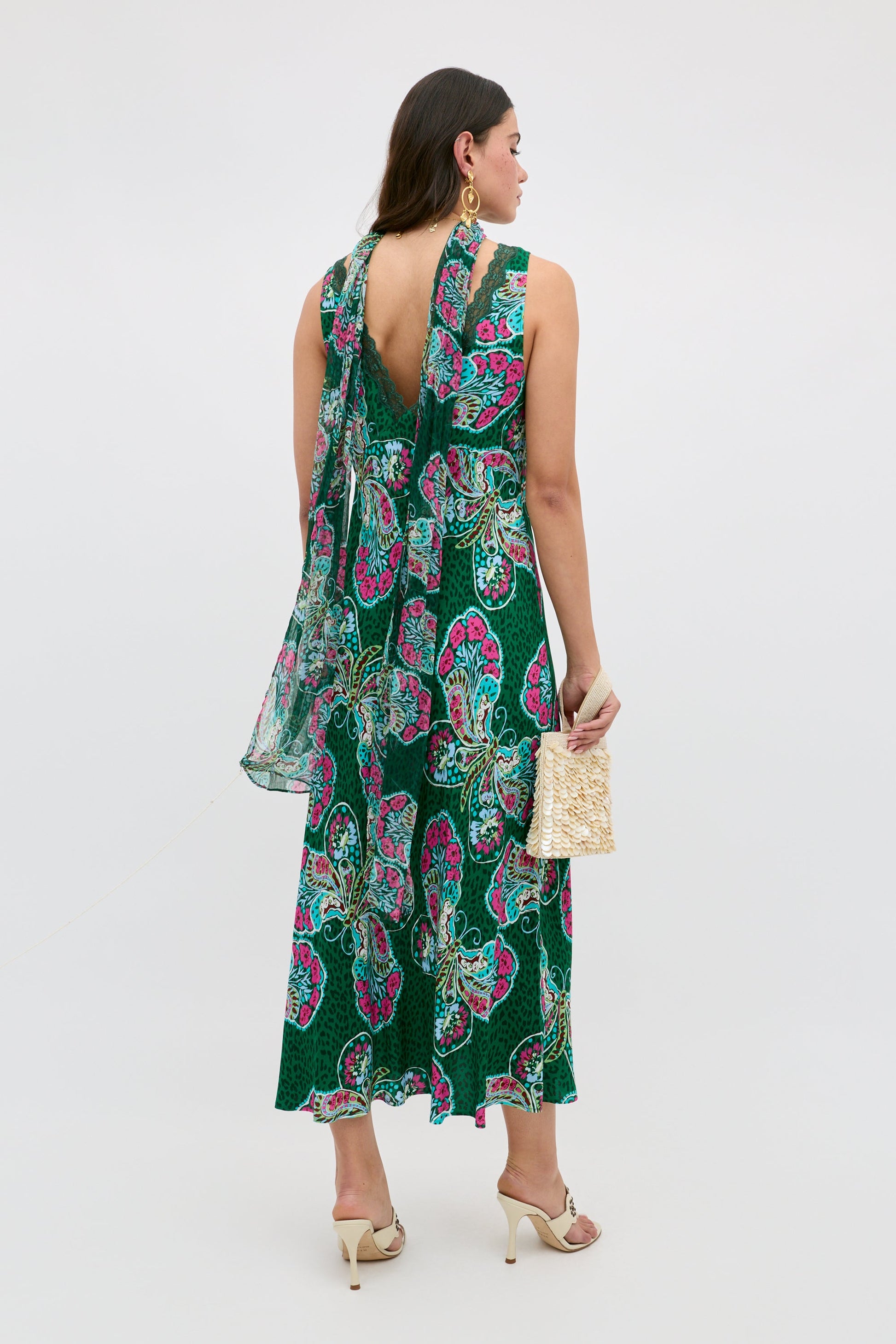 Sandrine - Butterfly Bloom Green