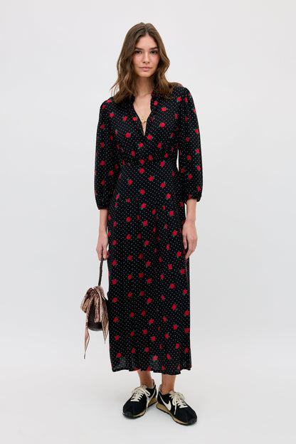 Izzy - Rose Spot Black