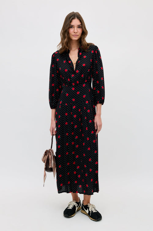 Izzy - Rose Spot Black