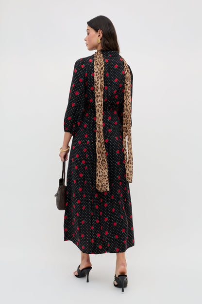 Izzy - Rose Spot Black