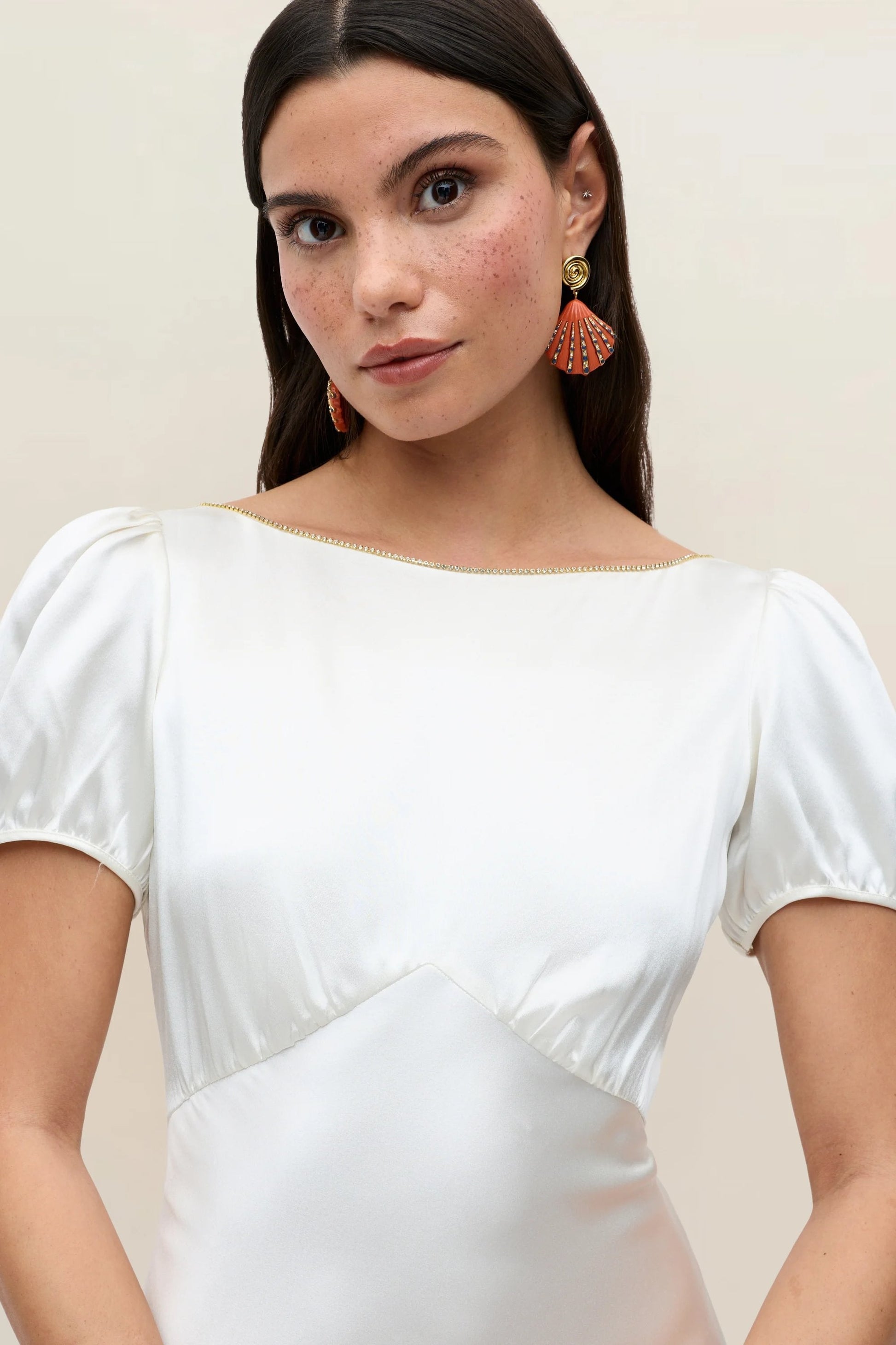 Natalia - Satin Back Silk Crepe