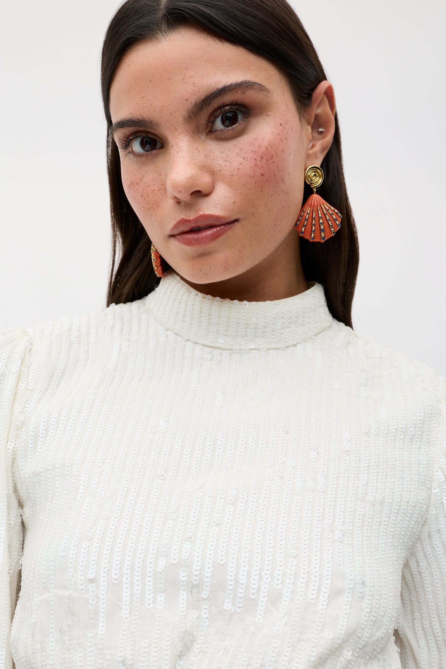 lara - ivory black bow