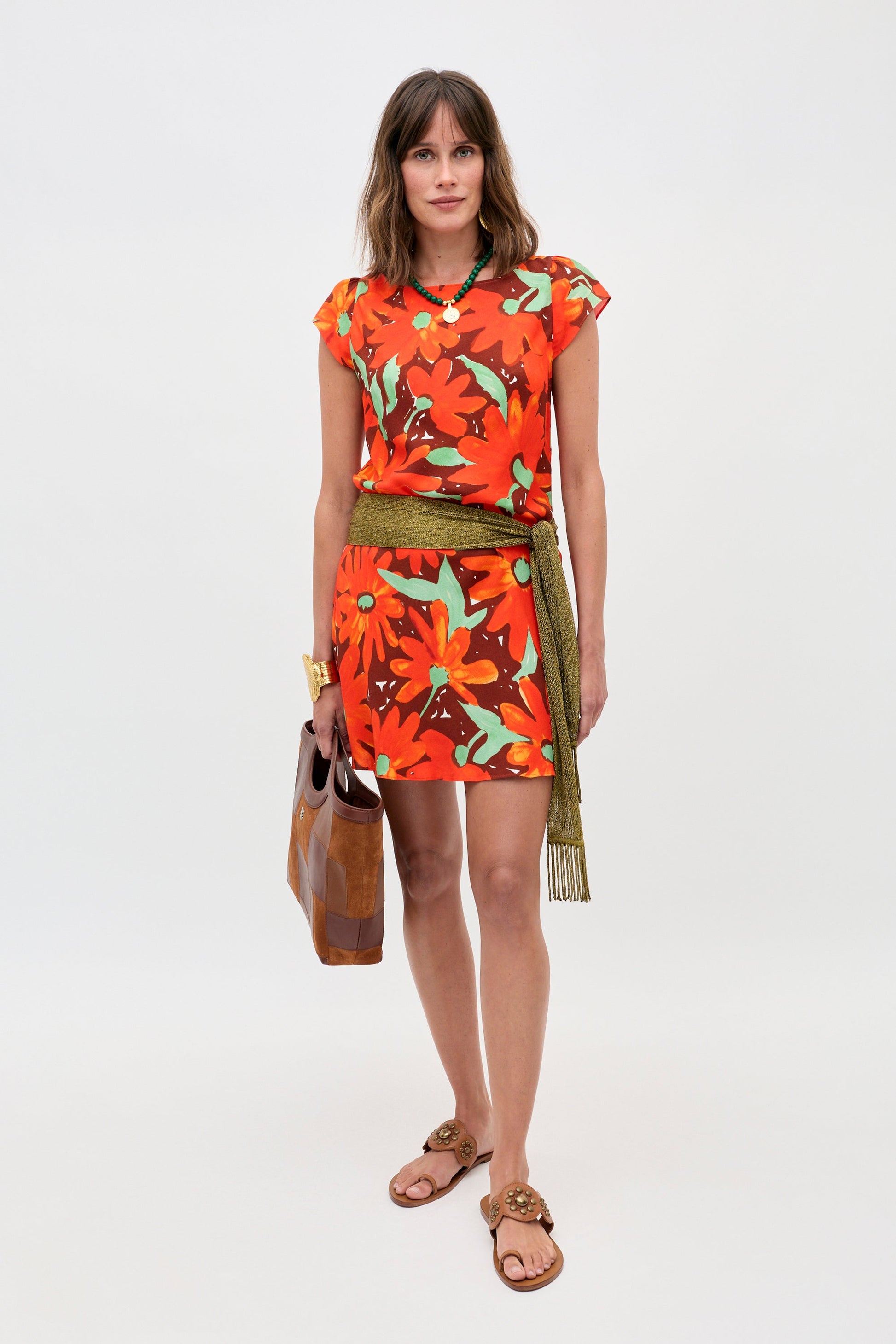 Trixie - Danish Floral Orange