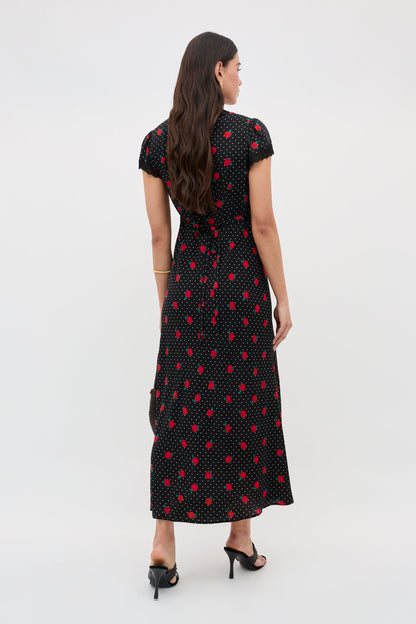 Clarice - Rose Spot Black