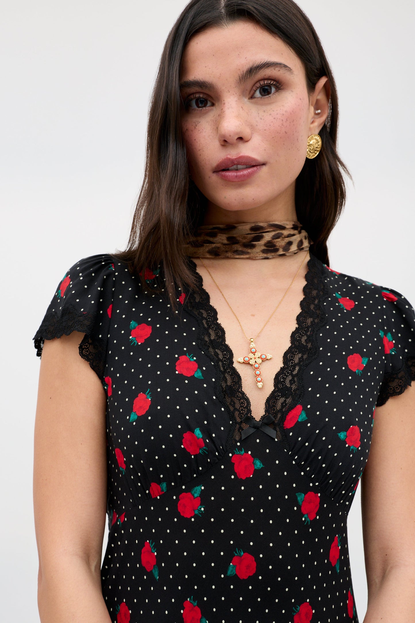 Clarice - Rose Spot Black
