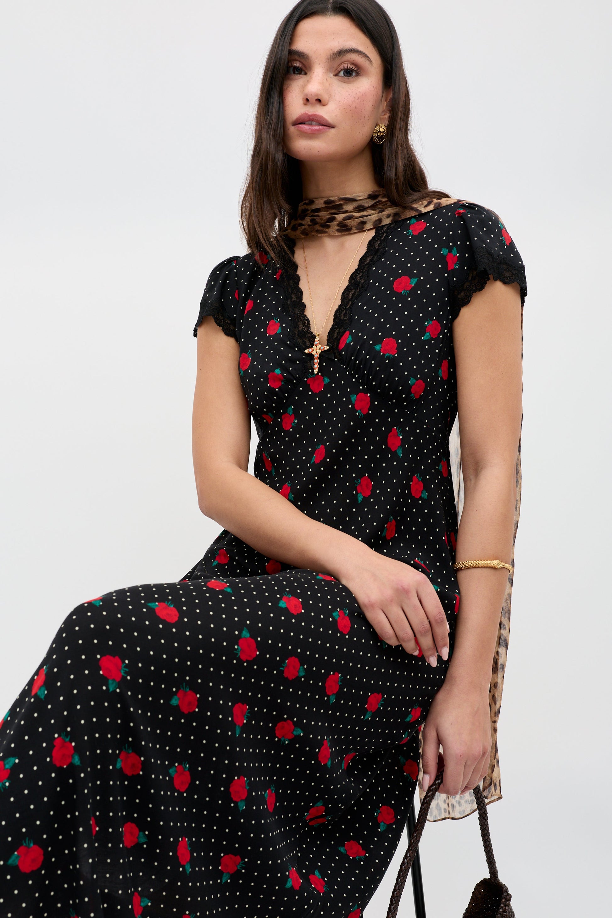 Clarice - Rose Spot Black