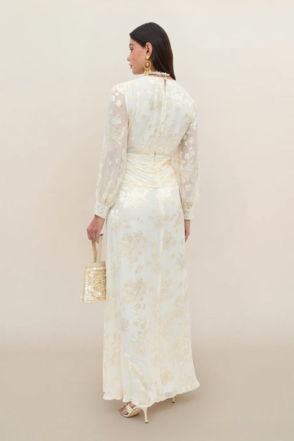 Meera -  Bouquet Devoré Cream