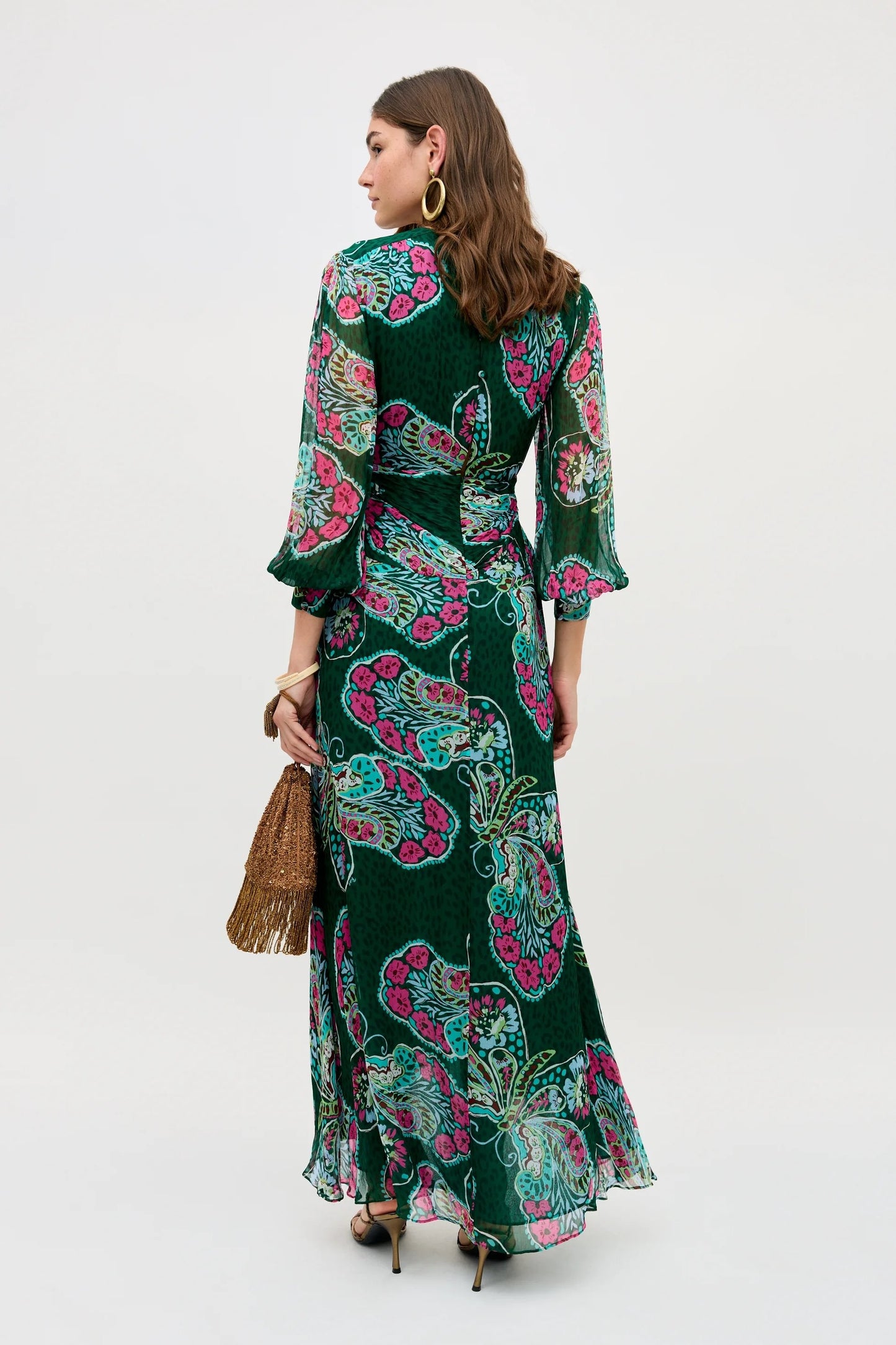 Meera - Butterfly Bloom Green
