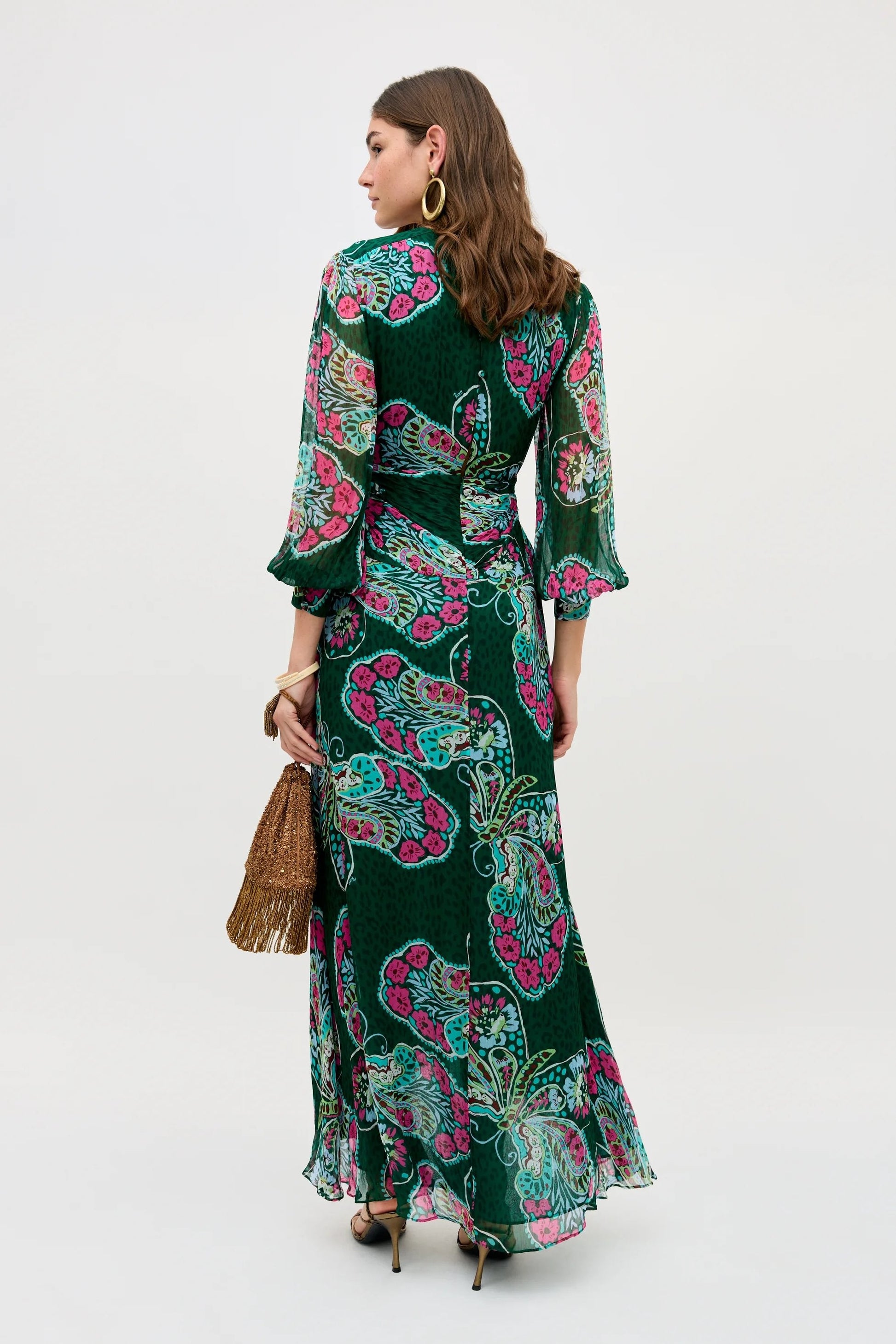 Meera - Butterfly Bloom Green