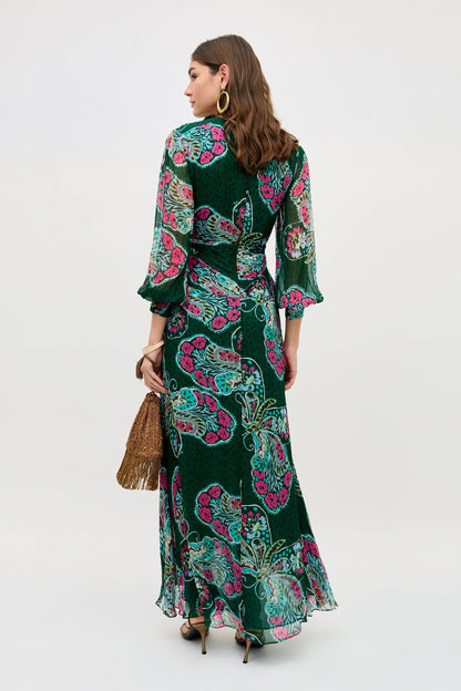 Meera - Butterfly Bloom Green