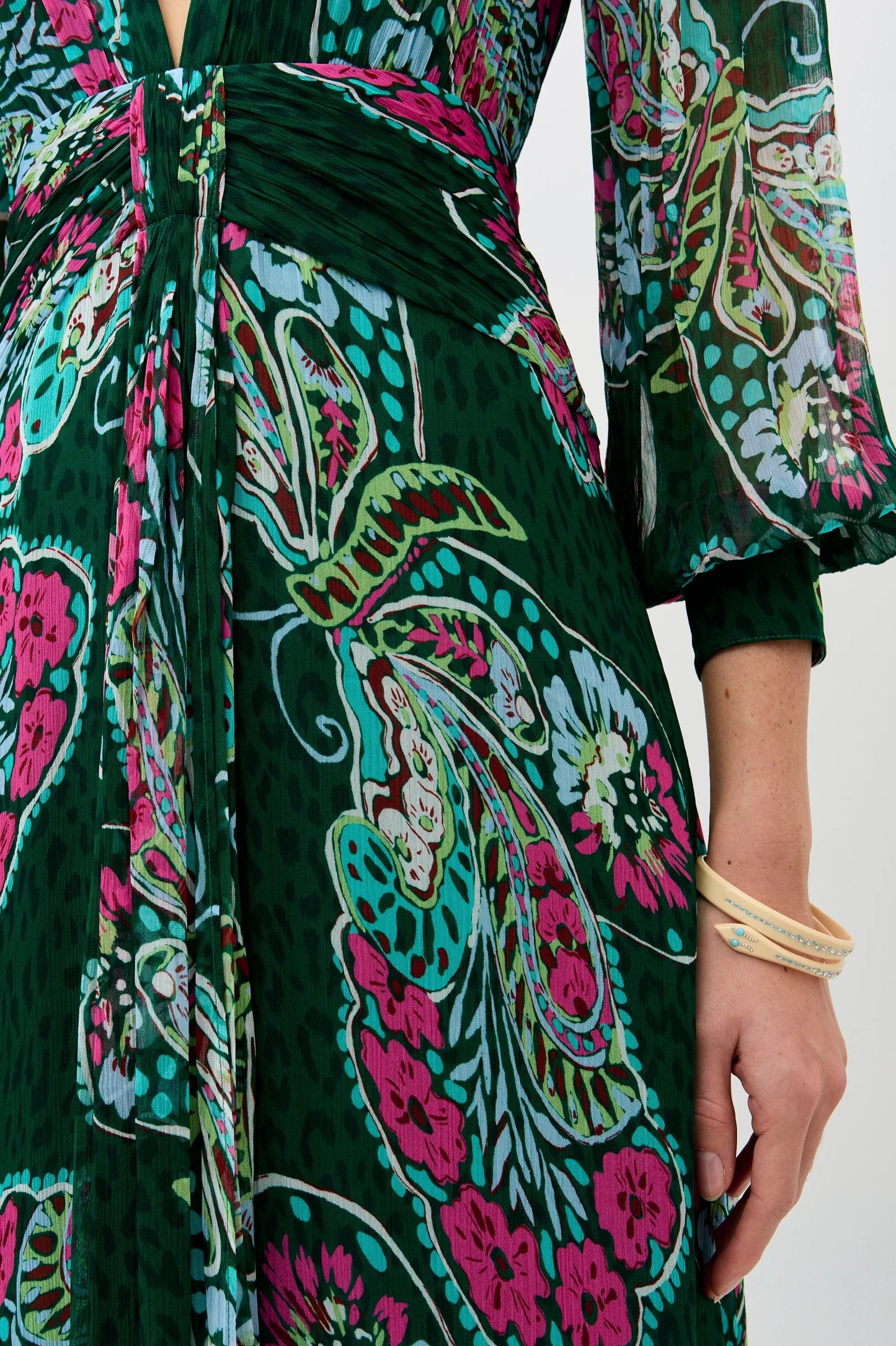 Meera - Butterfly Bloom Green