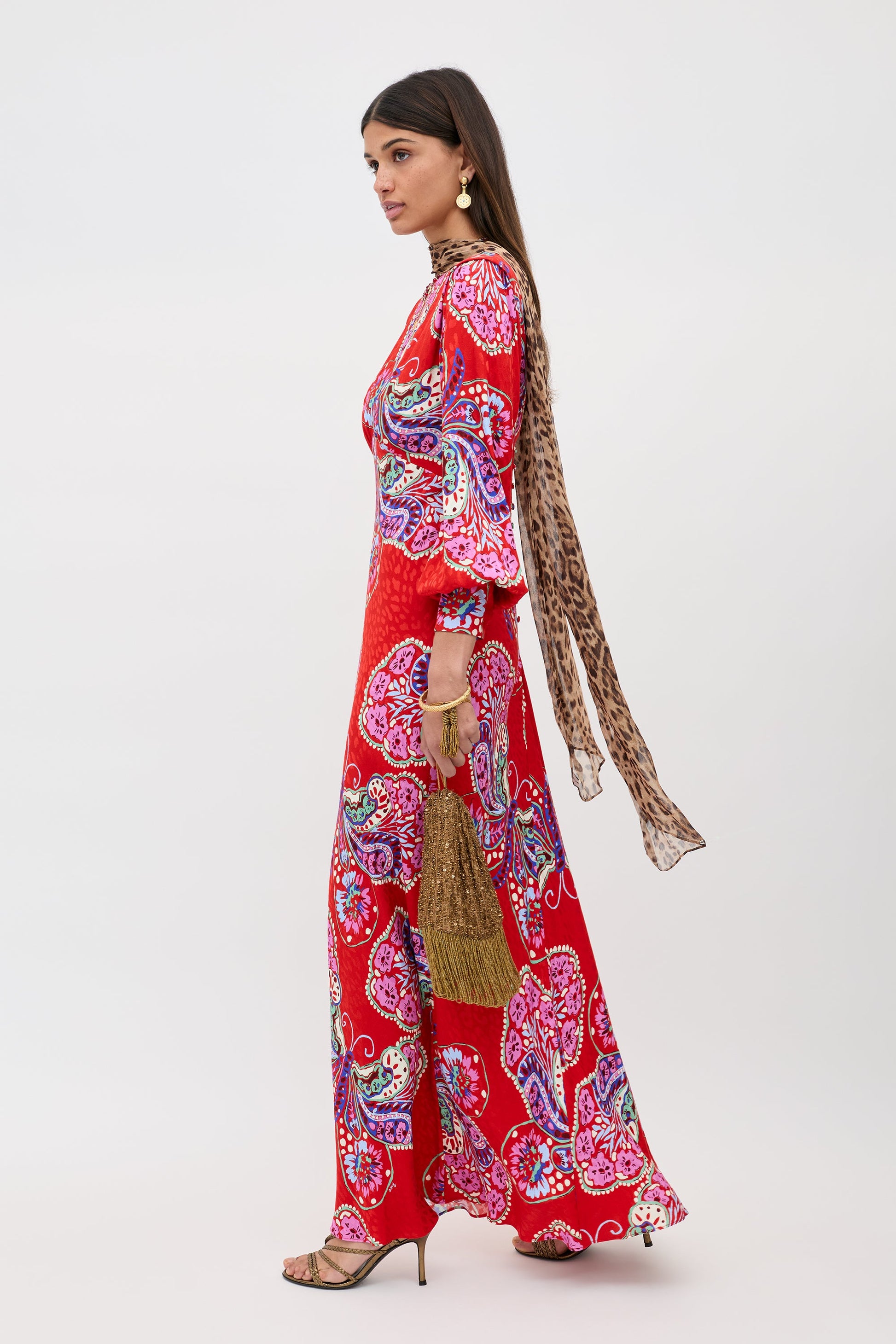 Marni - Butterfly Bloom Jacquard Red