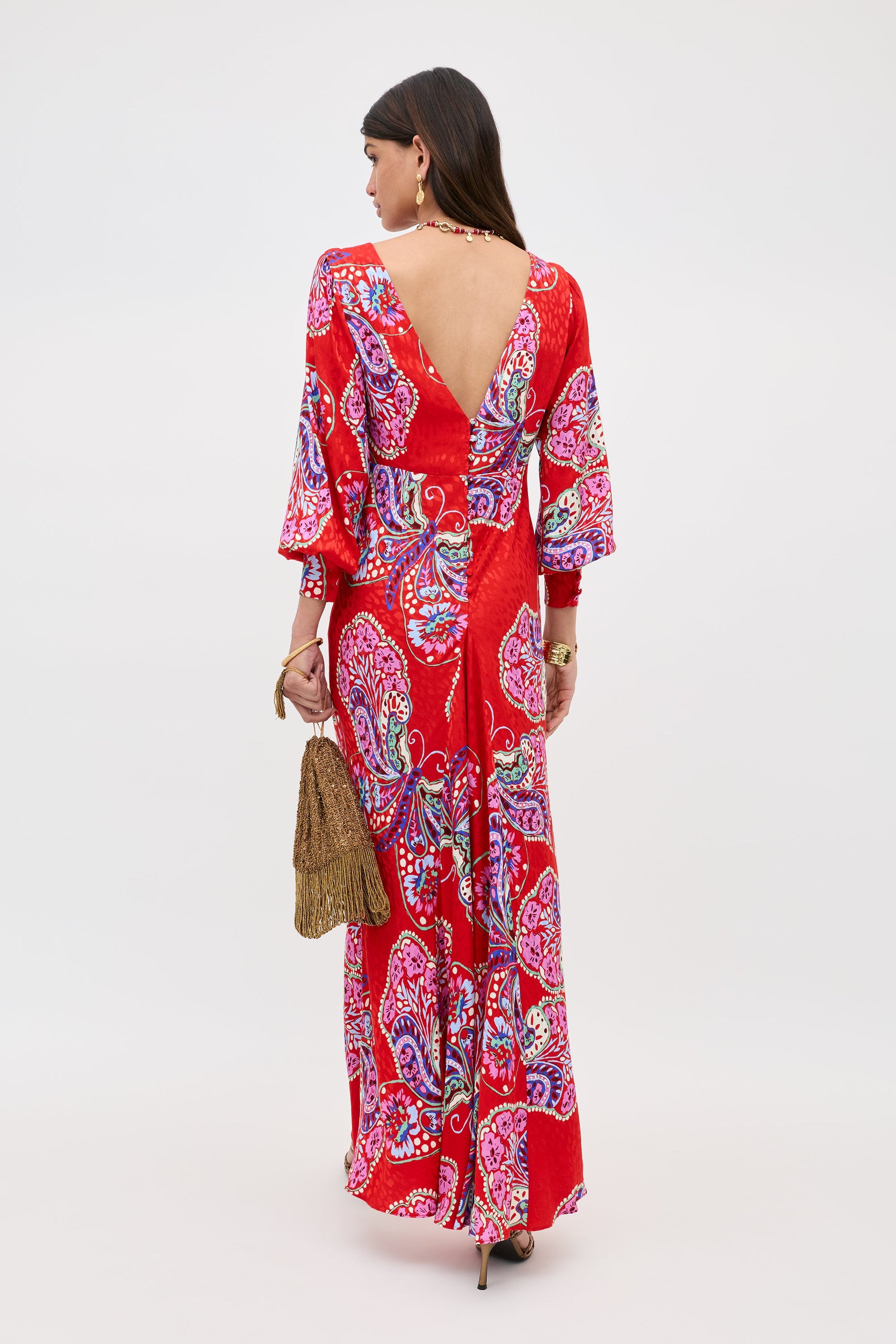 Marni - Butterfly Bloom Jacquard Red