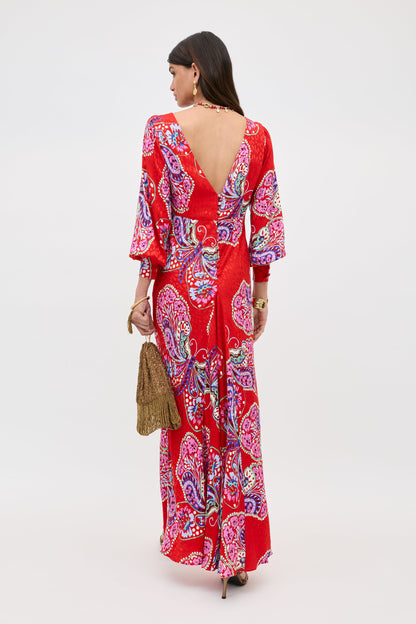 Marni - Butterfly Bloom Jacquard Red